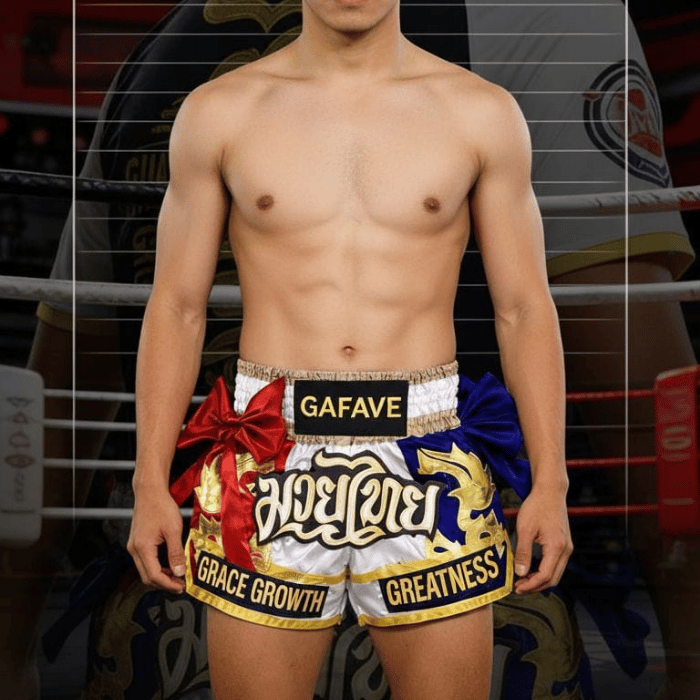 GAFAVE “Grace • Growth • Greatness” Muay Thai Shorts – World Edition