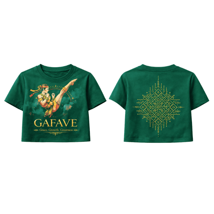 Warrior Goddess Crop Tee